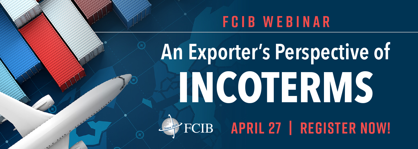 An Exporter's Perspective of Incoterms - Webinar - April 27, 2021