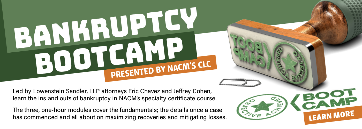 Bankruptcy Bootcamp provided by NACM's CLC