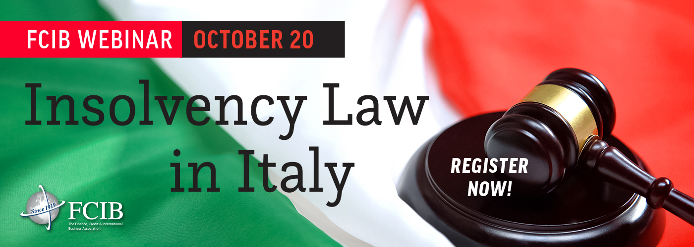 Insolvency Law in Italy - Webinar - October 20, 2020