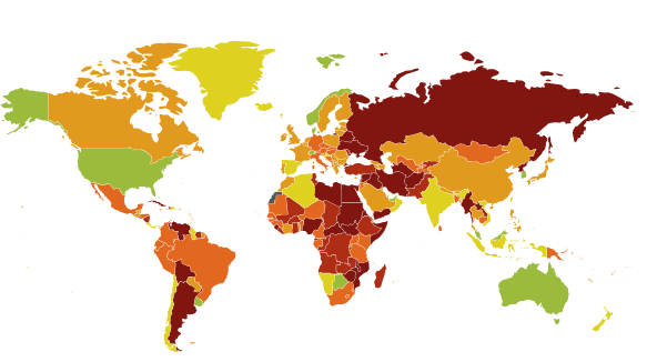 Credendo map Quart 1 of 2025