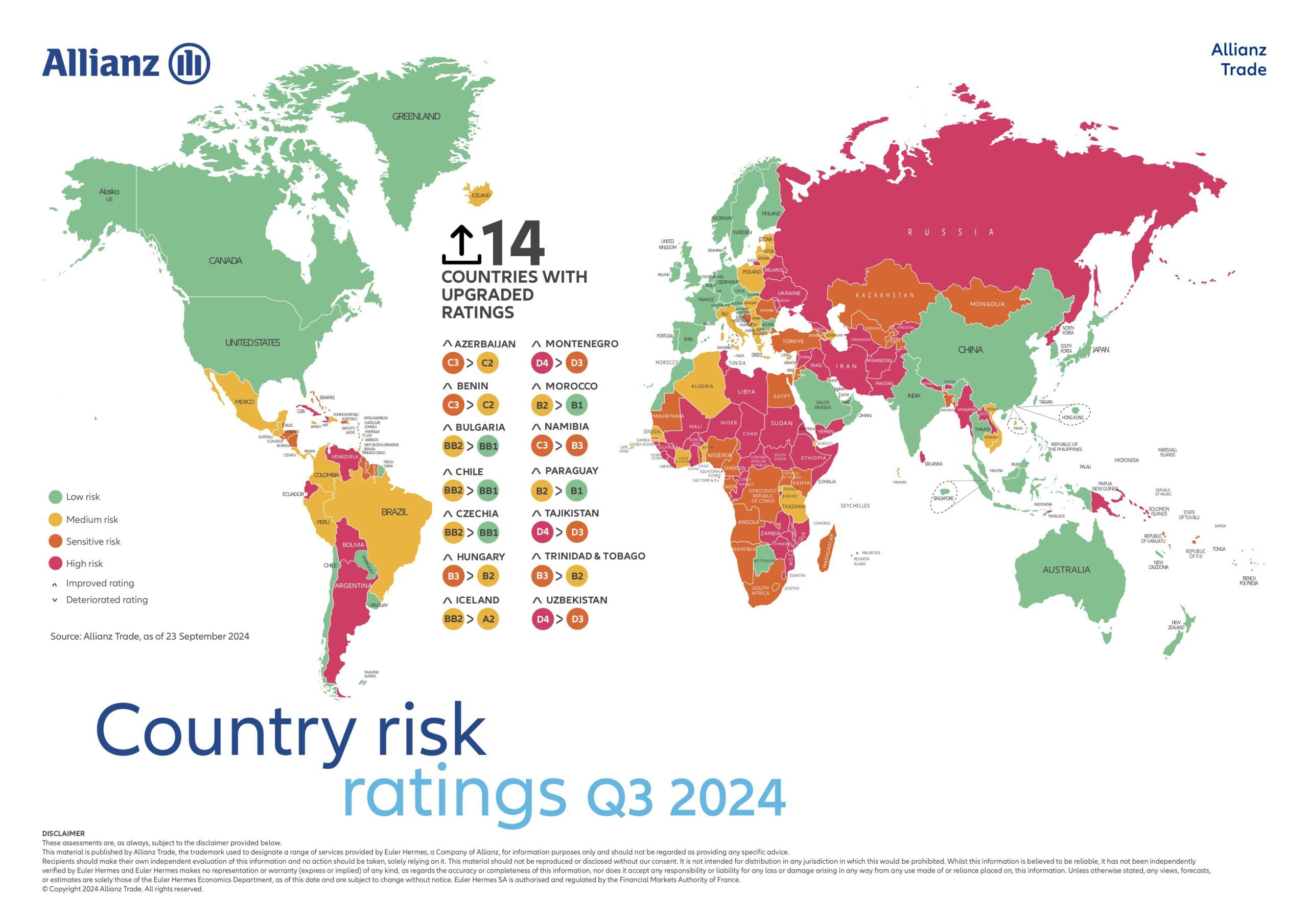 Allianz's map of risks